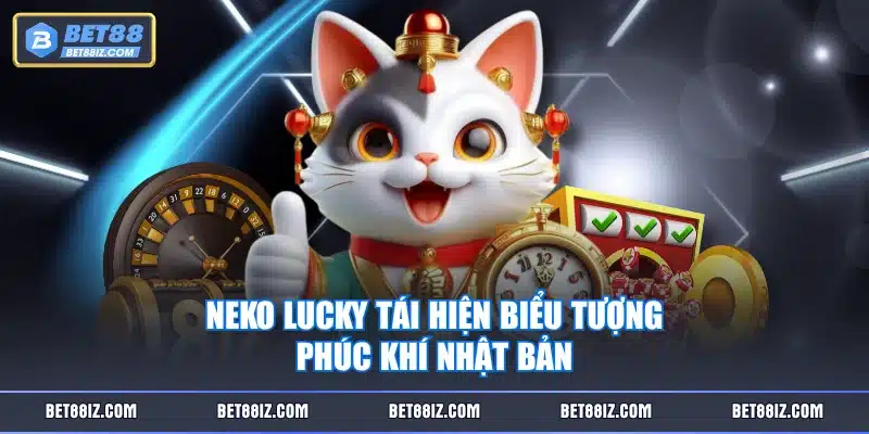 Neko Lucky tái hiện biểu tượng phúc khí Nhật Bản